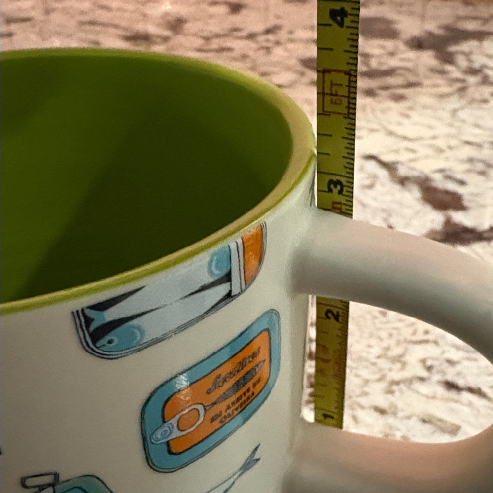 🐟Urban Outfitters Sardine Hidden Fish Mug. Unused. - Picture 13 of 16